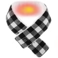 thumbnail image 1 of Heated Scarf Heated Neck Wrap Electric Plaid Scarf Soft Winter Scarves 3 Temperature Adjustable Heated Wrap Protection Portable Comfortable Neck Heating Pad for Men Women, 1 of 11