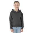 thumbnail image 1 of Jerzees Youth NuBlend Pull Over Hooded Sweatshirt, L, Black Heather, 1 of 1