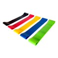 thumbnail image 3 of S SERENABLE 5 Pcs Bandes de Résistance pour l'Entraînement Légères Boucle Élastique Bande d'Exercice Multicolore, 3 of 9
