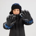 thumbnail image 4 of WinterProof  Royal Abstract Camo Reflective Boy's Ski Glove, 4 of 8