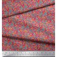 thumbnail image 3 of Soimoi Velvet Fabric Check & Texture Print Sewing Fabric Yard 58 Inch Wide, 3 of 4