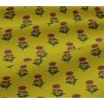 thumbnail image 5 of oneOone Georgette Viscose Fabric Leaves & Floral Block Decor Fabric Printed BTY 42 Inch Wide, 5 of 5