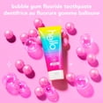 thumbnail image 3 of Dentifrice pour enfants hello Unicorn Sparkle au fluorure, dentifrice parfum gomme à claquer, tube de 119 g, 3 of 8