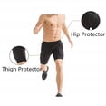 thumbnail image 3 of Padded Compression Shorts Padded Football Girdle Hip and Thigh Protector for Football Paintball Basketball Ice Skating Rugby Soccer Hockey and All Other Contact Sports, 3 of 6