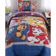 thumbnail image 1 of Pat' Patrouille Ensemble de Literie 4 Pcs pour Lit Simple, Couette Réversible Ultra Douce avec Draps, 1 of 5