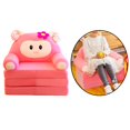 thumbnail image 3 of Infant Couch Cover, Foldable Furniture Protector Sofa Bed Cover Washable Cartoon Pink Sheep, 3 of 9