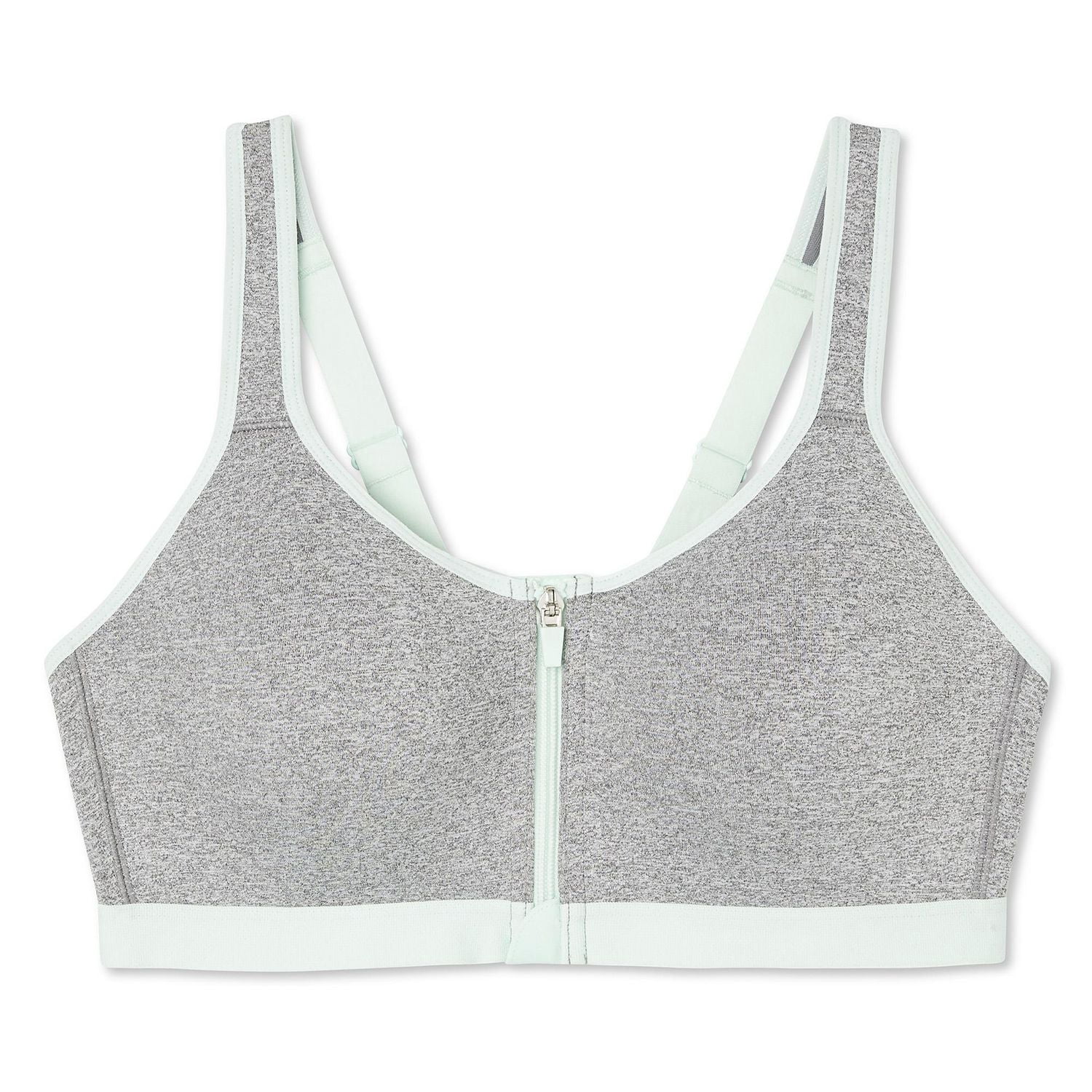 Soutien-gorge de sport zippé sur le devant Athletic Works pour femmes