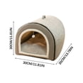 thumbnail image 2 of Dog Bed House Ways To Use Indoor Dog House For Cats And Small Dogs With Mat Removable And Washable Cover House And Non-Slip Bottom, 2 of 4