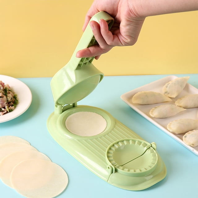 Kitchen Utensils Gadgets,Kitchen Gadgets Cool,Small Kitchen Tools and Gadgets,Pressing Dough and Dumpling Making 2-In-1 Dumpling Maker Machines Dumpling Packaging Dough Tool for Making Pastries Pie