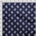 thumbnail image 3 of oneOone Georgette Viscose Fabric Geometric Kasuri Print Fabric BTY 42 Inch Wide, 3 of 4