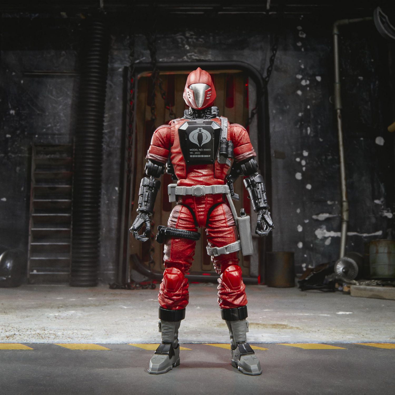G.I. Joe Classified Series, figurine CRIMSON B.A.T. 60 de collection premium de 15 cm avec accessoires multiples, emballage spécial
