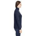 thumbnail image 3 of Core 365 Ladies' Fusion ChromaSoftâ„¢ Pique Quarter-Zip CE405W, 3 of 3