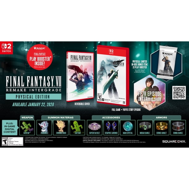 Final Fantasy VII Remake Intergrade (with Magic: The Gathering