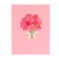 thumbnail image 1 of TIELUTT Elegant Carnation 3D Up Greeting Card for Birthday Day Thank You Celebration Sentiments Custom Greeting Cards Postcard Display Stand Blank Cards Birds Thank You Note Animated Birthday, 1 of 5