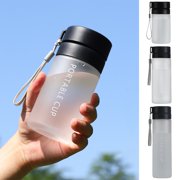 Wzzjkit Large Capacity Sports Water Bottle, Portable Outdoor Tumbler Cup for Students Couples with Tea Infuser Flower Tea Cup Plastic Water Bottle