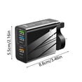 thumbnail image 3 of 3.1A Type - C PD + 3USB Multi - Port Travel Charger - 65W Fast Charging, Automatic Recognition, Safe, Ideal for Travel, Charges Multiple Devices, 3 of 5