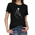 thumbnail image 1 of 2025 T-Shirt Imprimé pour Femmes T Col Hauts pour Femmes Décontracté Col Rond Manches Courtes T-Shirts à Manches Longues pour Femmes Plus T-Shirt Blouse, 1 of 7