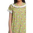 thumbnail image 2 of Moomaya Chemise de Nuit en Coton Imprimée pour Femmes à Manches Courtes, 2 of 5