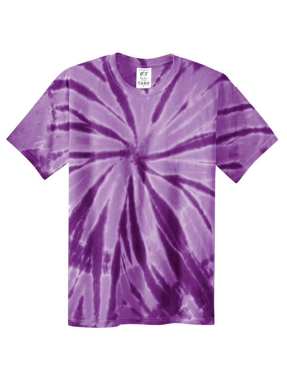 Gravity Threads Youth Tie-Dye Short-Sleeve T-Shirt - Purple - Large