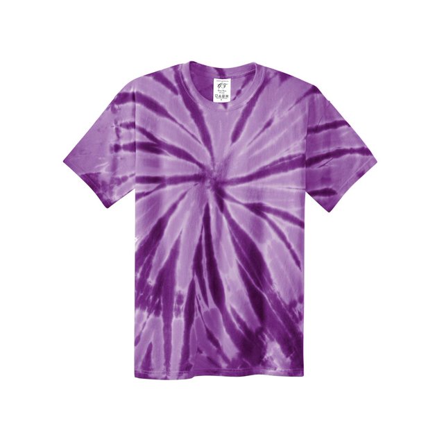 Gravity Threads Youth Tie-Dye Short-Sleeve T-Shirt - Purple - Large