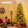 thumbnail image 3 of Costway 7 FT Artificial Christmas Tree with 370 LED Lights, 1090 Branch Tips for Home Party, 3 of 10
