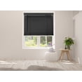 thumbnail image 3 of Cordless Vinyl Window Blinds, Horizontal Mini Slats for Privacy and Light Filtering, Black, 3 of 4