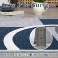 thumbnail image 3 of Garvee Modern Geometric Area Rugs 10'x13' Living Room Rugs, Abstract Washable Rug Non-Slip Soft Indoor Throw Carpet Stain Resistant Rug for Dining Room Bedroom, Dark Blue, 3 of 8