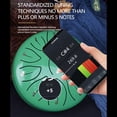 thumbnail image 3 of Steel Tongue Drum Garden Rain Drum 6-Inch 11 Note Rain Drum Outdoor Steel Tongue Drum Children's Tongue Drum Hand Drum Sound Drum Bell Qin Instrument Hand Drum Outdoor Garden Lights, 3 of 5