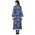 thumbnail image 3 of Phagun Kurta Femme Ethnique Designer Damassé Rayonne Kurti Décontractée Tunique Robe, 3 of 3