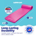 thumbnail image 3 of TRC Recreation Ultra Sunsation 2.5 Inch Thick Pool Float Lounge Mat, Pink, 3 of 7