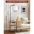 thumbnail image 2 of OUTONLIFE Floor Lamp with Table, Remote & 2 Drawers, Side Table with Charging Station, Dimmable Nightstand with 3 Color Temperatu, 2 of 7