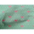 thumbnail image 1 of oneOone Cotton Poplin Fabric Geometric & Flamingo Bird Print Fabric by Yard 42 Inch Wide, 1 of 4
