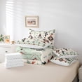 thumbnail image 4 of Erosebridal Aztec Bedding Sets Twin Size for Adult, Western Cactus Comforter Sets with Sheets, Geometric Stripe Decor, Reversible, 4 of 5