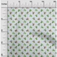 thumbnail image 2 of oneOone Velvet White Fabric Tortoise Sewing Craft Projects Fabric Prints By Yard 58 Inch Wide, 2 of 5