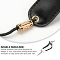 thumbnail image 4 of Universal Shoulder Strap Genuine Leather Harness Strap for Saxophone (Black), 4 of 7