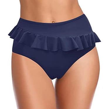 Ketyyh-chn99 Swim Bottoms for Women 2024 Swimsuits for Women Tummy Control Fashion Swim Shorts Woman Bikini Bottoms Swimming Beach Boyshorts Navy,XL