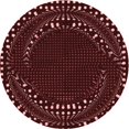thumbnail image 1 of Ahgly Company Tapis Rond Lavable en Machine Intérieur Transitionnel Marron Chocolat, 5 Pieds Rond, 1 of 7
