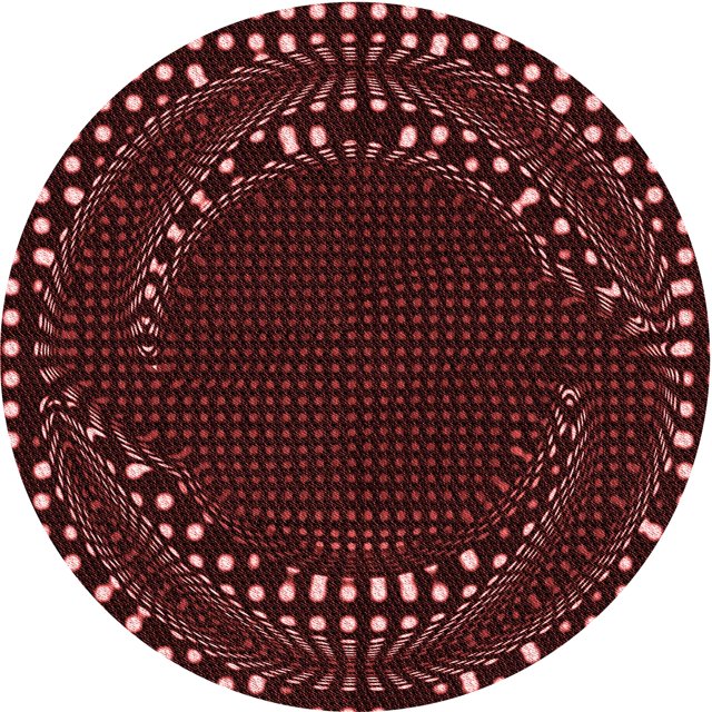 Ahgly Company Tapis Rond Lavable en Machine Intérieur Transitionnel Marron Chocolat, 5 Pieds Rond
