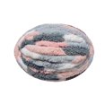 thumbnail image 4 of Thick Chunky Yarn Polyester Yarn for Knitted Blanket Mat Pet Beds Rug Making Pink Gray, 4 of 8