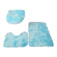 thumbnail image 2 of Meitianfacai s 3 Piece Thickened Bath Rugs Set, Bath Rug + Contour Mat + Toilet Seat Cover, Super Soft Microfiber Absorbent Non-Slip, Machine Washable Bathroom Rug Sets Bathroom Decor Mat, 2 of 3