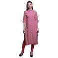 thumbnail image 1 of Bimba Kurta Longue Droite pour Femmes Coupe Régulière Tunique Kurti Décontractée Très Grande, 1 of 6