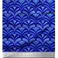 thumbnail image 1 of Soimoi Viscose Chiffon Fabric Scales Geometric Print Sewing Fabric Yard 42 Inch Wide, 1 of 3
