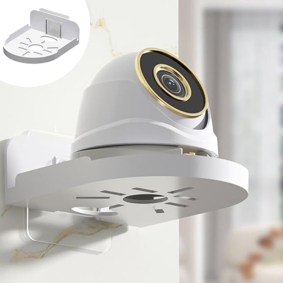 Feltree Support Mural de Caméra de Sécurité Facile à Installer, Aucune Perceuse Requise, Support de Moniteur Domestique pour Caméra de Sécurité, Moniteur pour Enfant, Mini Haut-Parleur