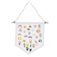 thumbnail image 1 of Wall Display Banner Blank Multifunctional Canvas Pin Banner Hanging Decoration, 1 of 4