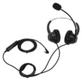 thumbnail image 3 of Wired Telephone Headset, Noise Cancelling Customer Service Headphone Lightweight Soft With Mic Mute For Business, 3 of 8