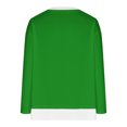 thumbnail image 5 of Timegard Hauts pour Femmes à Épaules Tombantes, Col Ras du Cou, Chandail Ample, Hauts d'Automne Décontractés à Manches Longues, Blouse Confortable, 5 of 5
