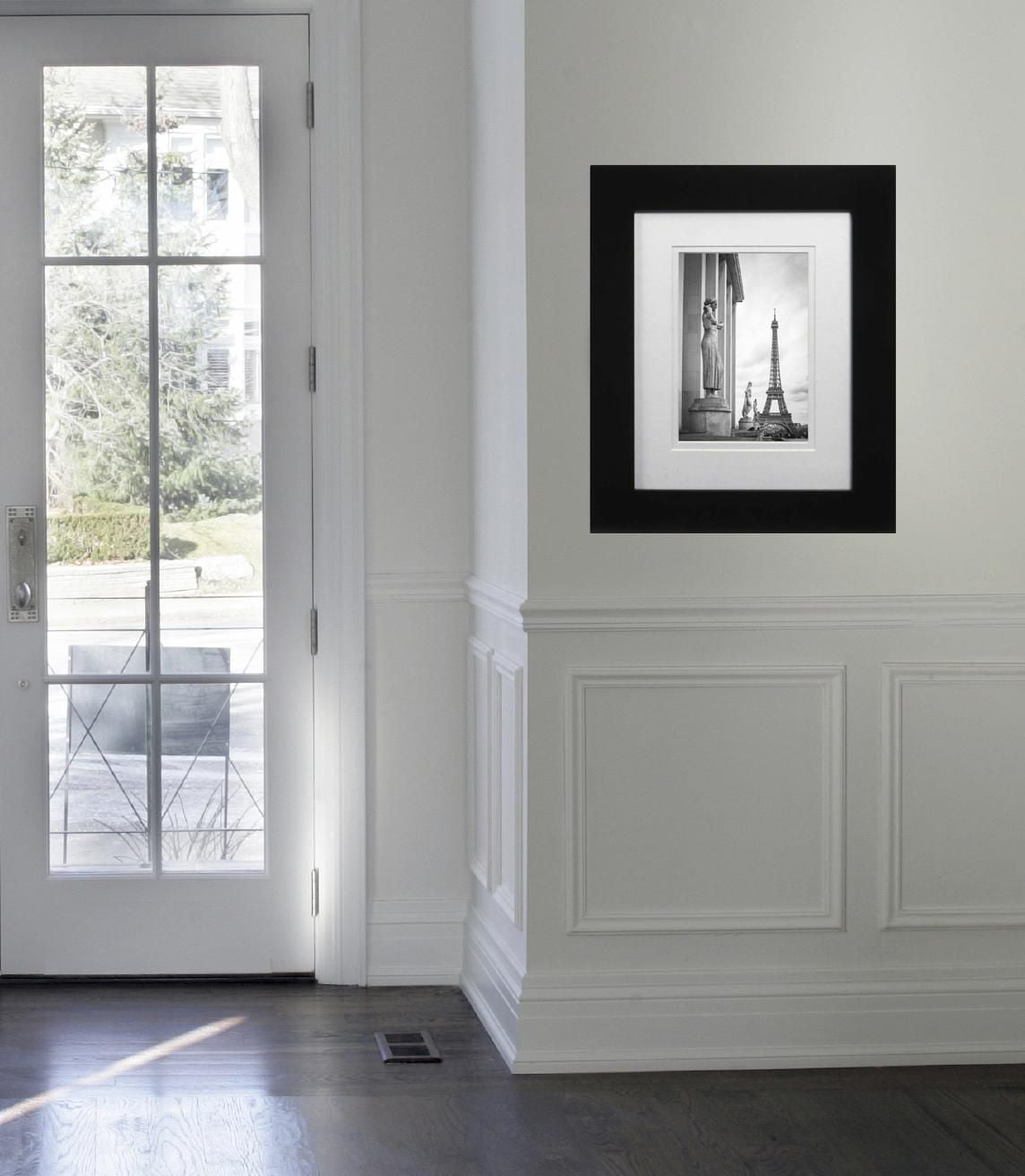 Unbranded Cadre photo Museum 6x8po , finition noir, décoratif pour table et mur