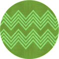 thumbnail image 1 of Ahgly Company Machine Washable Indoor Round Transitional Emerald Green Area Rugs, 4' Round, 1 of 7