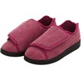 thumbnail image 1 of Silverts Women Extra Extra Wide Easy Closure Slippers, 11, Dusty Rose, 1 of 2
