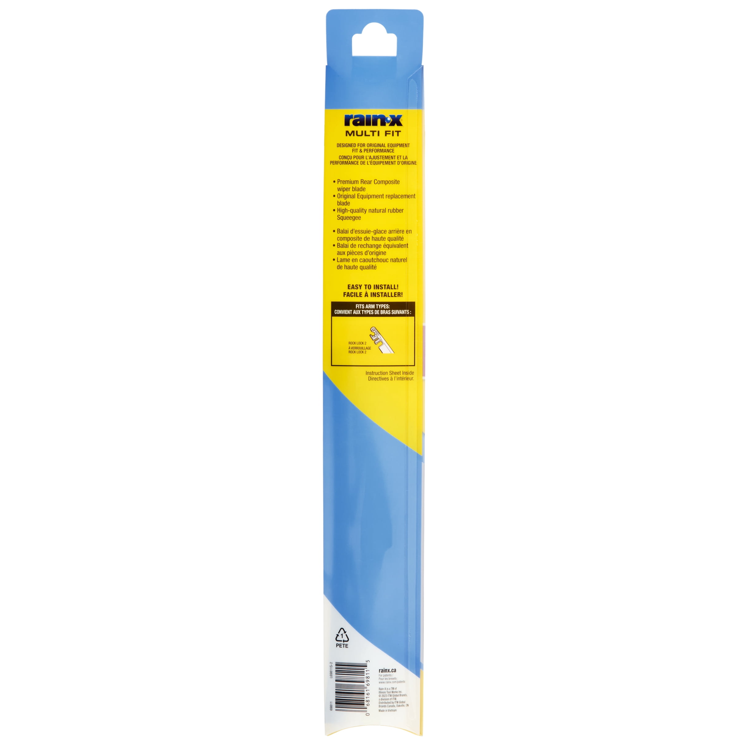 Balai d’essuie-glace arrière Rain-X Multi Fit 12 po